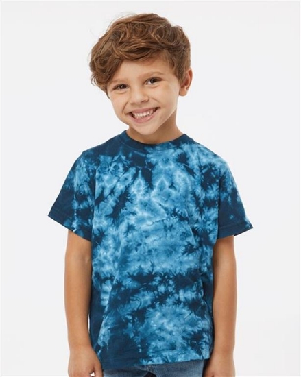 Dyenomite - Toddler Crystal Tie-Dyed T-Shirt - 330CR