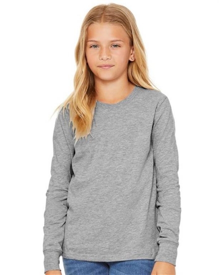 BELLA + CANVAS - Youth Jersey Long Sleeve Tee - 3501Y