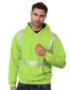 Bayside - USA-Made High Visibility Hooded Sweatshirt - 3739