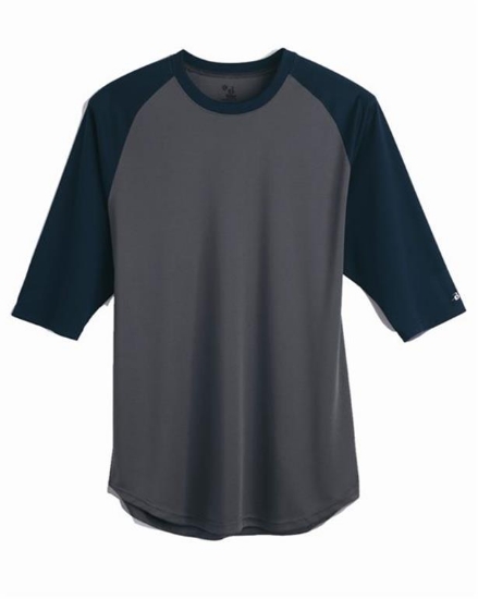 Badger - B-Core Three-Quarter Sleeve Baseball T-Shirt - 4133