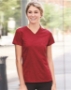 Badger - Women's Tonal Blend V-Neck T-Shirt - 4175