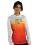 Badger - Women's Ombre Long Sleeve Hooded T-Shirt - 4208