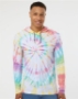Dyenomite - Tie-Dyed Long Sleeve Hooded T-Shirt - 430VR