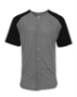 Badger - Triblend Full Button T-Shirt - 4950