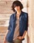 Burnside - Women's Long Sleeve Solid Flannel Shirt - 5200