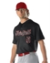 Alleson Athletic - Youth Two Button Mesh Baseball Jersey With Piping - 52MTHJY