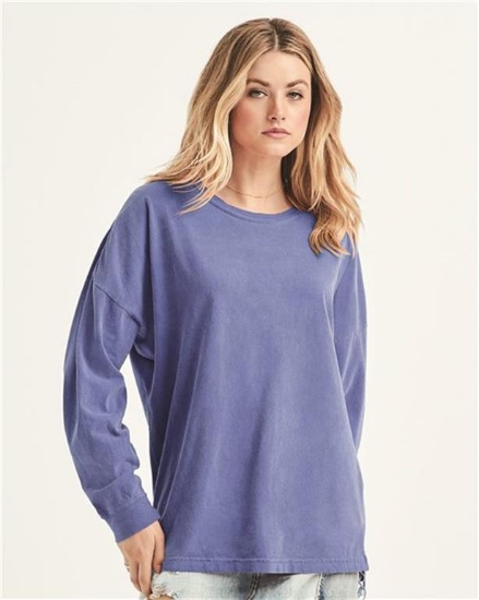 Comfort Colors - Garment-Dyed Drop-Shoulder Long Sleeve T-Shirt - 6054