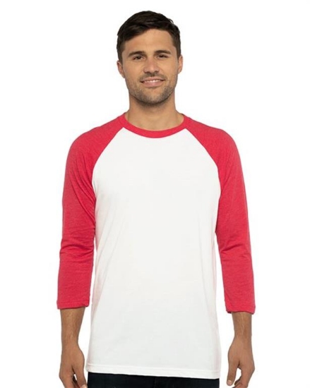 Next Level - CVC Three-Quarter Sleeve Raglan T-Shirt - 6251