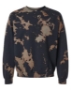 Dyenomite - Essential Fleece Bleach Wash Crewneck Sweatshirt - 681BW