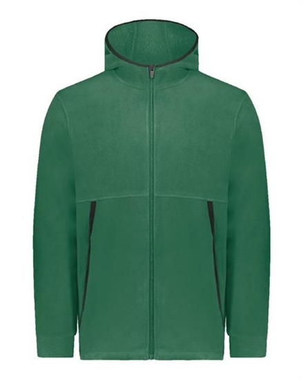 Augusta Sportswear - Eco Revive™ Polar Fleece Hooded Full-Zip Jacket - 6858