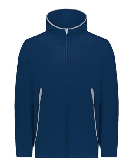 Augusta Sportswear - Eco Revive™ Youth Polar Fleece Hooded Full-Zip Jacket - 6859