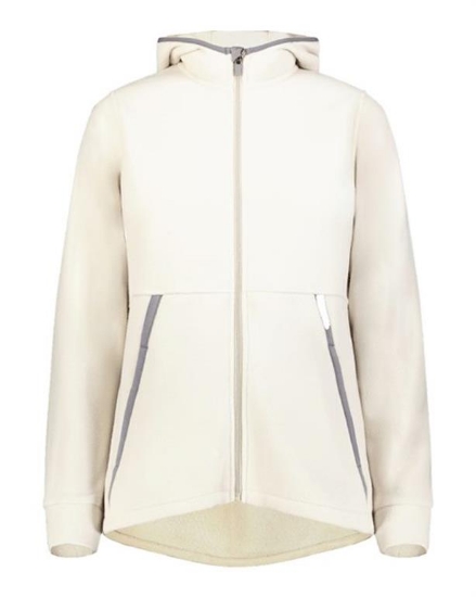 Augusta Sportswear - Eco Revive™ Women's Polar Fleece Hooded Full-Zip Jacket - 6860