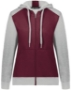 Augusta Sportswear - Women's Eco Revive™ Three-Season Triblend Fleece Full-Zip Hooded Sweatshirt - 6901