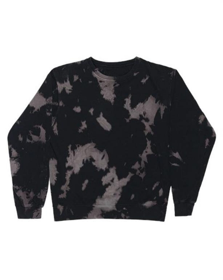 Dyenomite - Premium Fleece Bleach Wash Crewneck Sweatshirt - 845BW