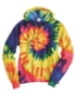 Dyenomite - Multi-Color Spiral Tie-Dyed Hooded Sweatshirt - 854MS