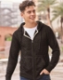J. America - Vintage Zen Fleece Full-Zip Hooded Sweatshirt - 8916