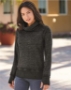 J. America - Women’s Zen Fleece Cowl Neck Sweatshirt - 8930