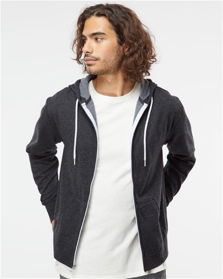 Independent Trading Co. - Lightweight Full-Zip Hooded Sweatshirt - AFX90UNZ