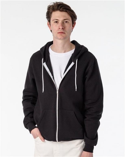 Los Angeles Apparel - USA-Made Flex Fleece Full-Zip Hooded Sweatshirt - F97