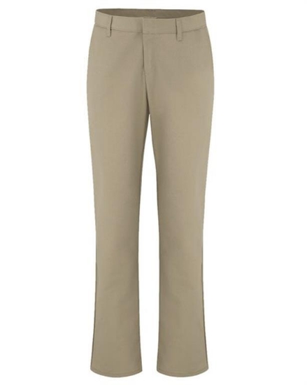 Dickies - Women's Industrial Flat Front Pants - Extended Sizes - FP92EXT