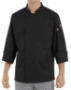 Chef Designs - Black Traditional Chef Coat - KT76