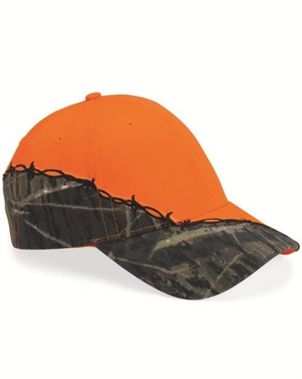 Kati - Licensed Camo with Barbed Wire Embroidery Cap - LC4BW