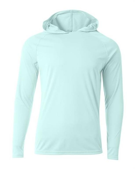 A4 - Cooling Performance Hooded Long Sleeve T-Shirt - N3409