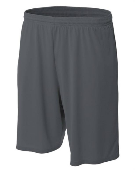 A4 - 9" Moisture Management Shorts with Side Pockets - N5338
