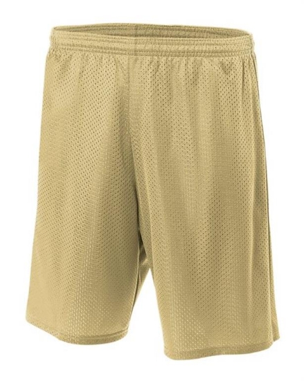 A4 - Youth 6" Lined Tricot Mesh Shorts - NB5301