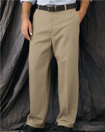 Red Kap - Plain Front Casual Cotton Pants - PC44