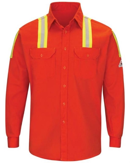 Bulwark - Enhanced Visibility Long Sleeve Uniform Shirt - SLATOR