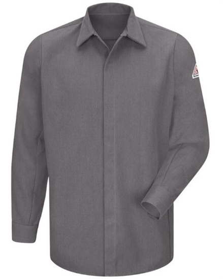 Bulwark - Concealed-Gripper Pocketless Long Sleeve Shirt - CoolTouch® 2 - SMS2