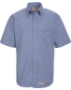 Red Kap - Mini-Plaid Uniform Short Sleeve Shirt - SP84