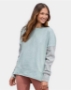MV Sport - Women's Cloud Fleece Colorblocked Crewneck Sweatshirt - W21143