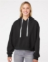 MV Sport - Women's Sueded Fleece Crop Hooded Sweatshirt - W21751