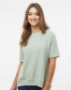 MV Sport - Women's French Terry Short Sleeve Crewneck Pullover - W23711